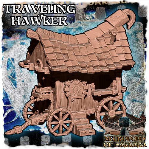 Fantasy Traveling Hawker Merchant